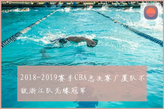 2018-2019赛季CBA总决赛广厦队不敌浙江队无缘冠军
