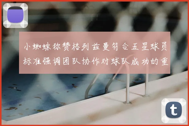 小蜘蛛称赞格列兹曼符合五星球员标准强调团队协作对球队成功的重要性