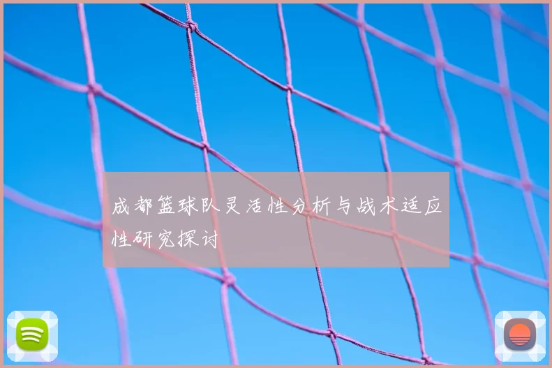 成都篮球队灵活性分析与战术适应性研究探讨