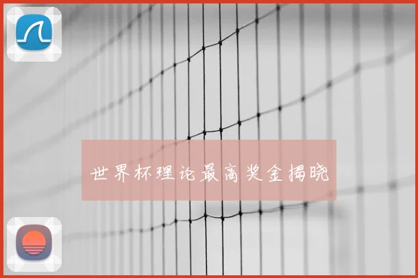 世界杯理论最高奖金揭晓