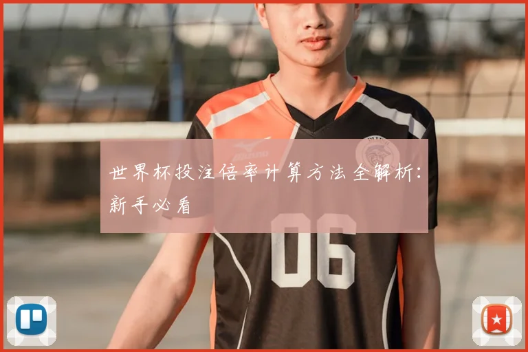 世界杯投注倍率计算方法全解析：新手必看