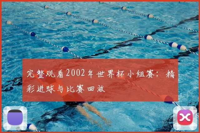完整观看2002年世界杯小组赛：精彩进球与比赛回放